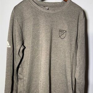 Adidas MLS Heather Gray Crewneck Sweatshirt